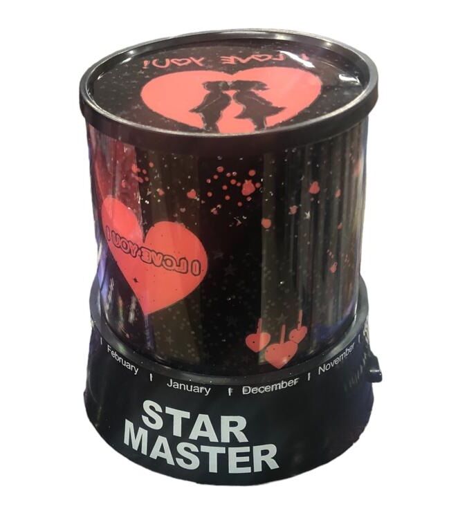 Star Lover Romantik Kalp Projeksiyonlu Gece Lambası