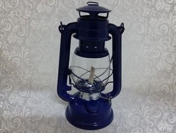 Nostaljik Metal Gerçek Gaz Lambası (18 cm)