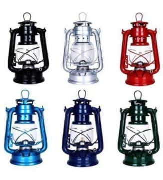 Nostaljik Metal Gerçek Gaz Lambası (18 cm)