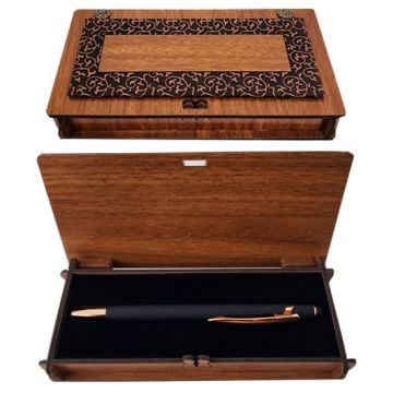Ahşap Kutulu Rubber Touchpen Dokunmatik Kalem
