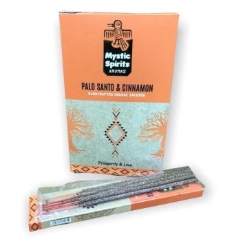 Mystic Spirits Palo Santo & Cinnamon Organik Çubuk Tütsü (96 Adet)