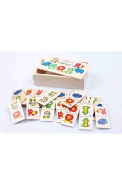 Jungle Dominoes Orman Hayvanları Zeka Oyunu