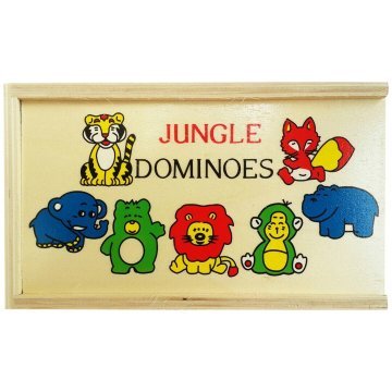 Jungle Dominoes Orman Hayvanları Zeka Oyunu