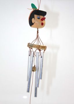 Pinokyo Tasarımlı Metal Rüzgar Çanı (30 cm)