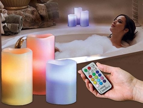 LED Mum Seti: Uzaktan Kumandalı Mum Luma Candles (3 Adet)