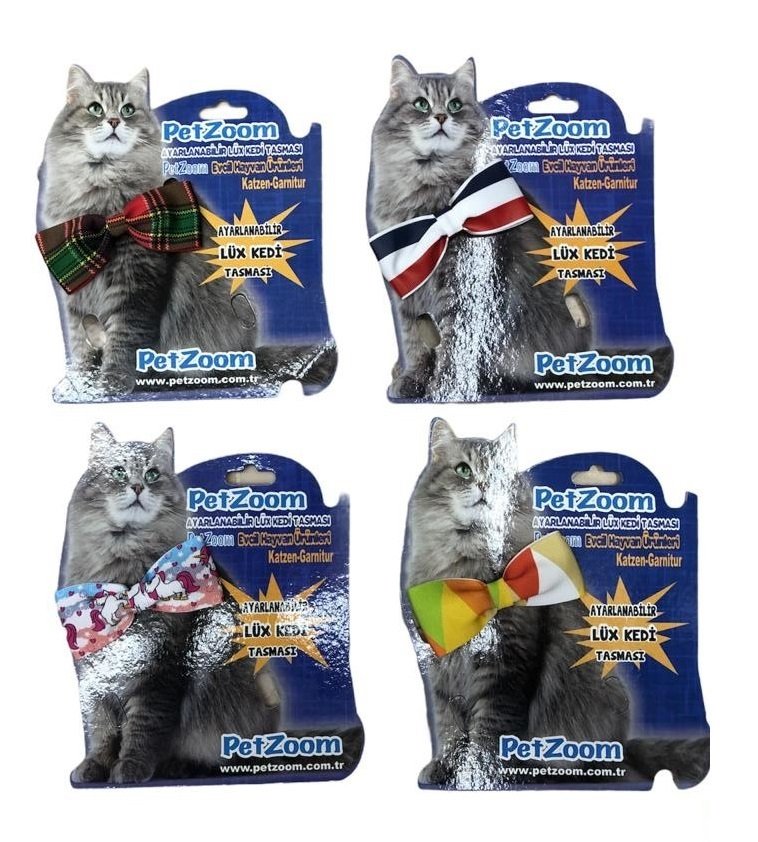 Ayarlanabilir Lüx Kedi Papyon Tasması