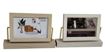 Ahşap Ayna Fotoğraf Çerçevesi (10.2 x 15.2 cm)