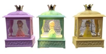 Dekoratif Işıklı Prenses Müzik Kutusu Biblosu