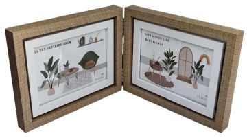 Ahşap 2'Li Fotoğraf Çerçevesi (15.2 x 10.2 cm)