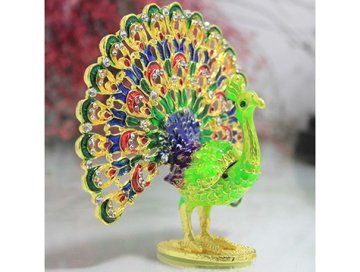 Dekoratif Swarovski Tavuzkuşu Yeşil