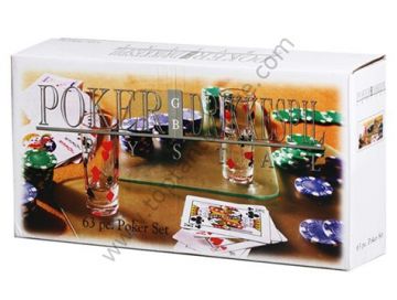 Poker Oyunu Seti Drikkespil (63 Parça)