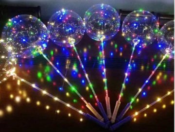4 Renk Ledli Balon Pilli Büyük