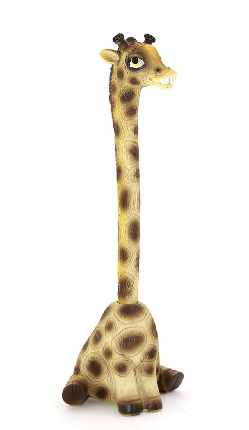 Dekoratif Polyester Zürafa Tükenmez Kalem (16cm)