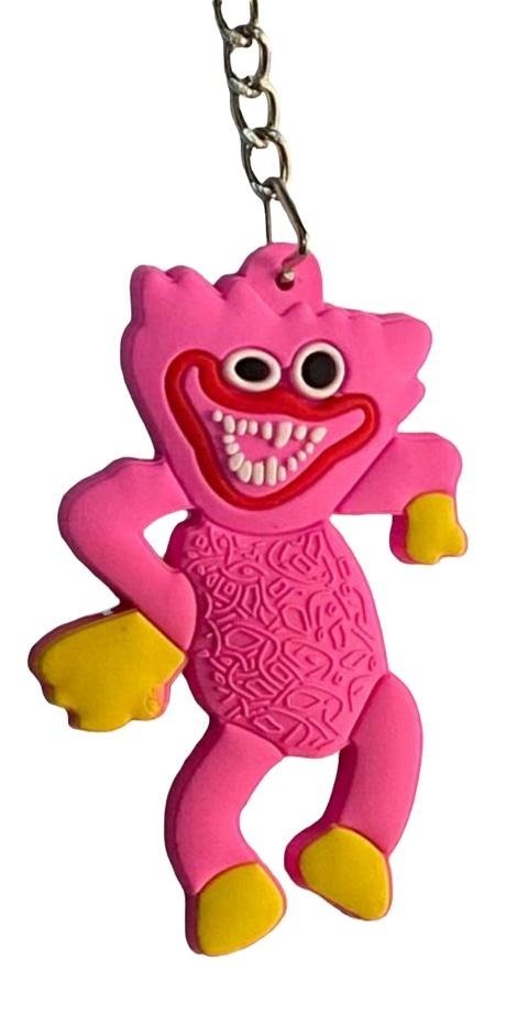 Silikon Huggy Wuggy Karakterli Anahtarlık Çanta Süsü (10 Adet)