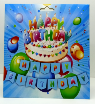 Doğum Günü Pastalı Happy Birthday Banner