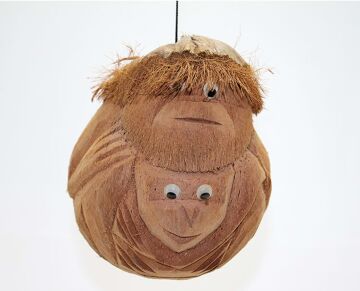Coconat Maymun Tasarımlı Askılı Kapı Duvar Süsü (18 cm)