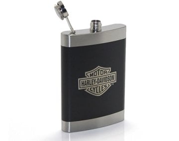 9 Oz Harley Çelik Cep İçki Kanyak Matarası