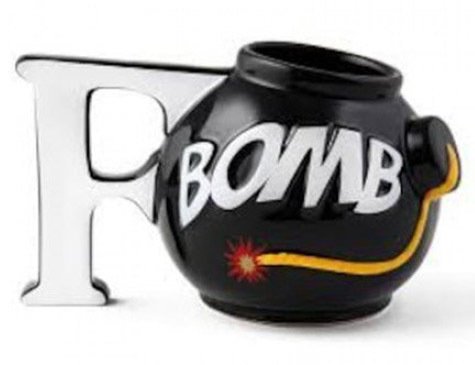 Seramik Bomba F Bomb Kupa Bardak