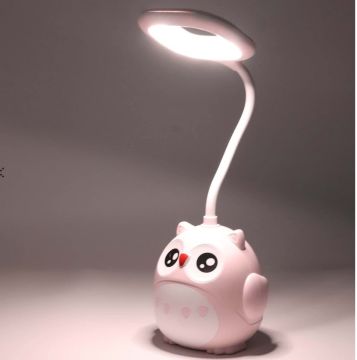 Baykuş Tasarımlı Usb Şarjlı Masa Lambası