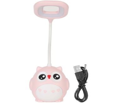 Baykuş Tasarımlı Usb Şarjlı Masa Lambası