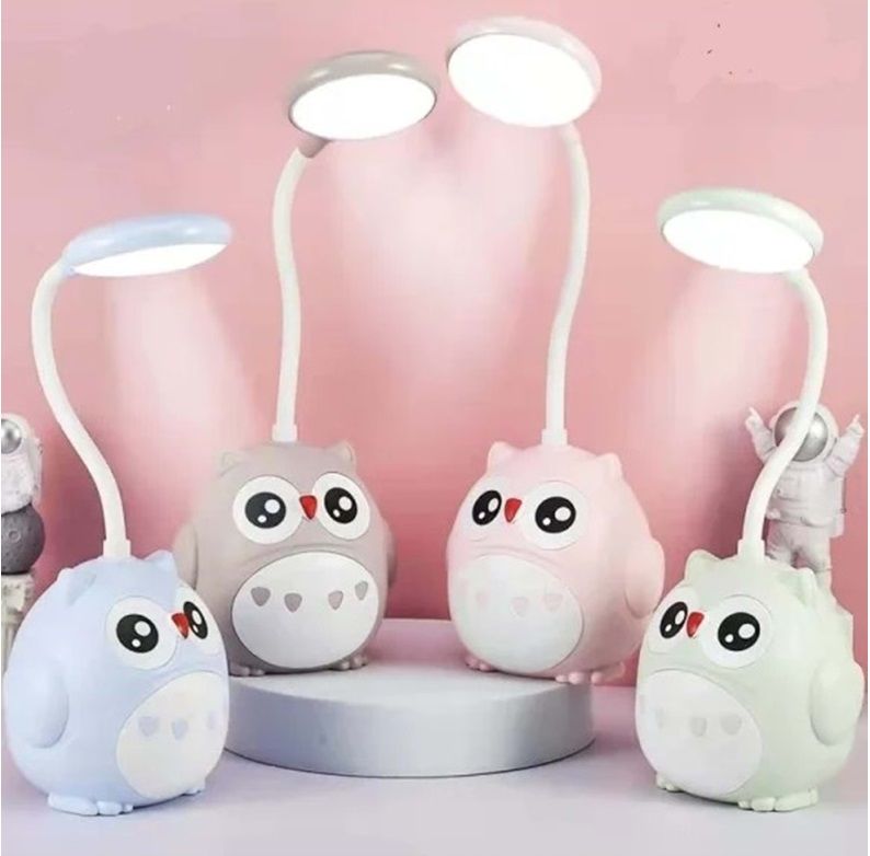 Baykuş Tasarımlı Usb Şarjlı Masa Lambası