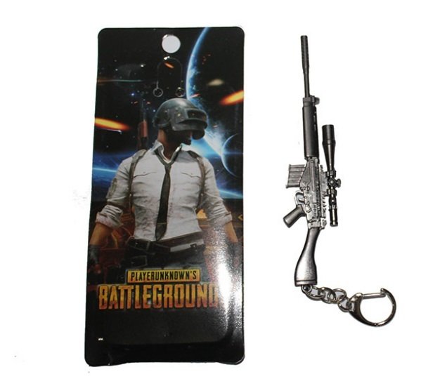 Pubg Tüfek Metal Tasarım Anahtarlık