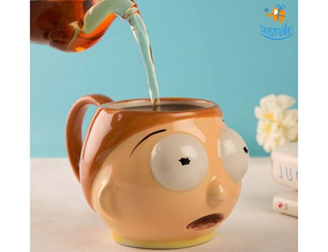 3D Morty Seramik Kupa Bardak