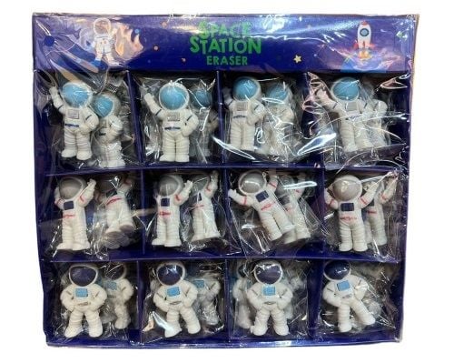 Astronot Tasarımlı Silgi (36 Adet)