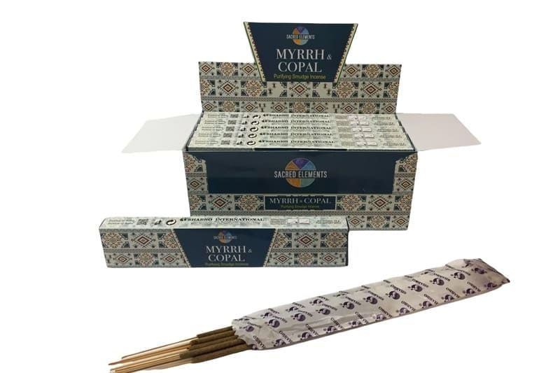 Hem Myrrh Copal Masala Organik Çubuk Tütsü (12 x 15gr)