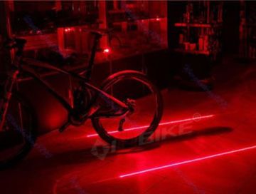 Güvenli Lazer Şeritli Bisiklet Arka Stop Lambası
