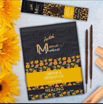 Sree Vani Manifest Calendula & Sandalwood Organik Çubuk Tütsü (72 Adet)