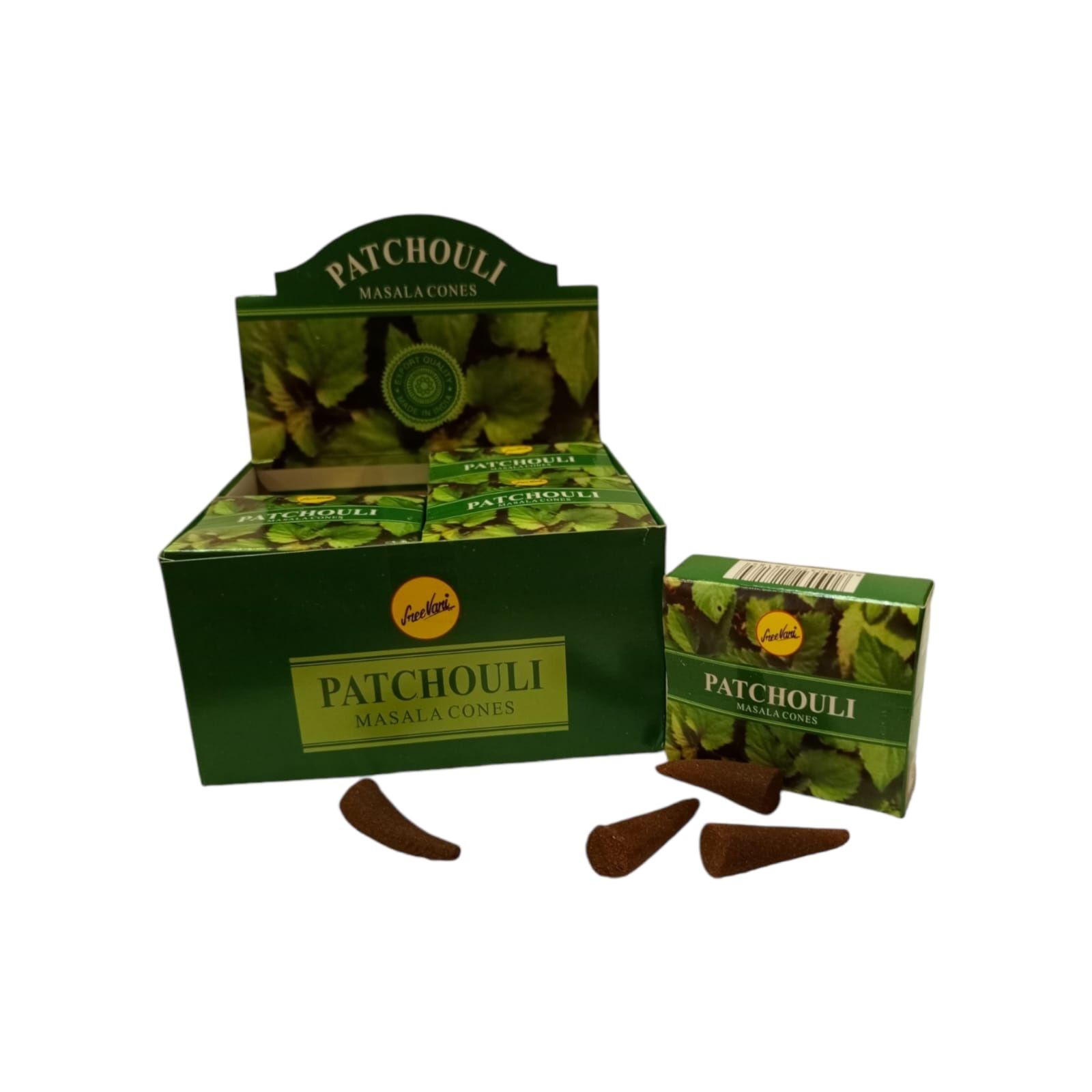 Sree Vani Paçuli Konik Tütsü Patchouli Masala Cones (120 Adet)
