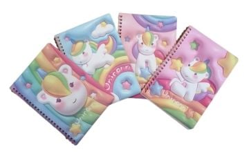 Unicorn Tasarımlı Defter 38 Yaprak (10 Adet)