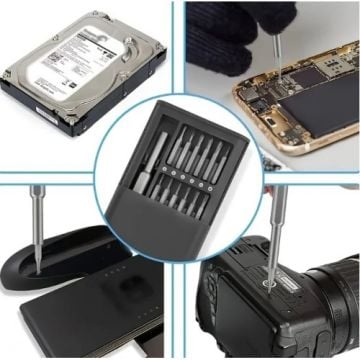 24'ü 1 Arada Tornavida Seti Telefon İçin Elektronik Onarım Alet Seti