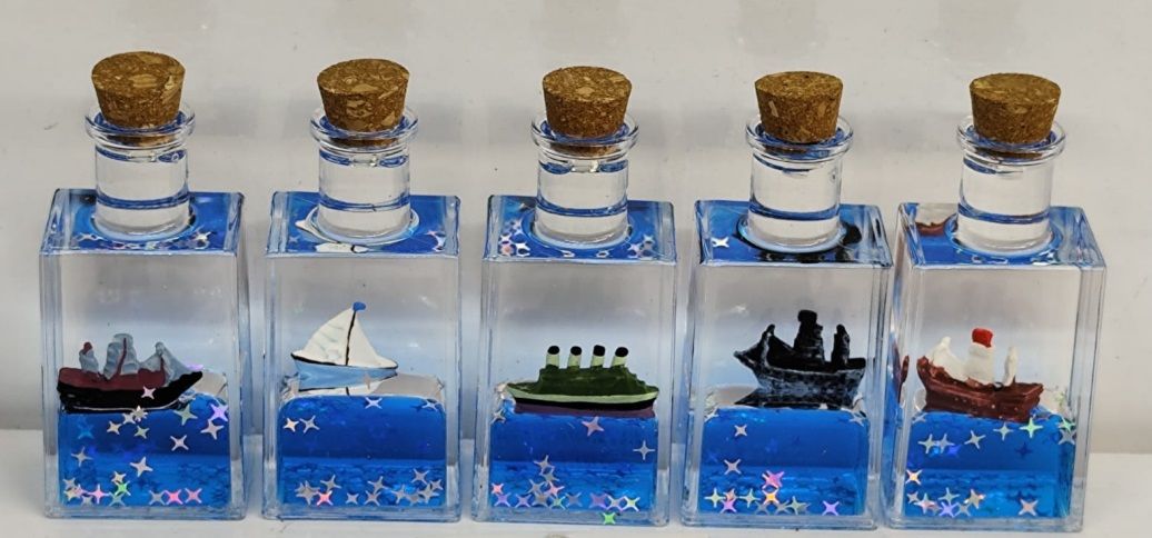 Mini Marin Tasarımlı Batmayan Sulu Gemi Biblosu
