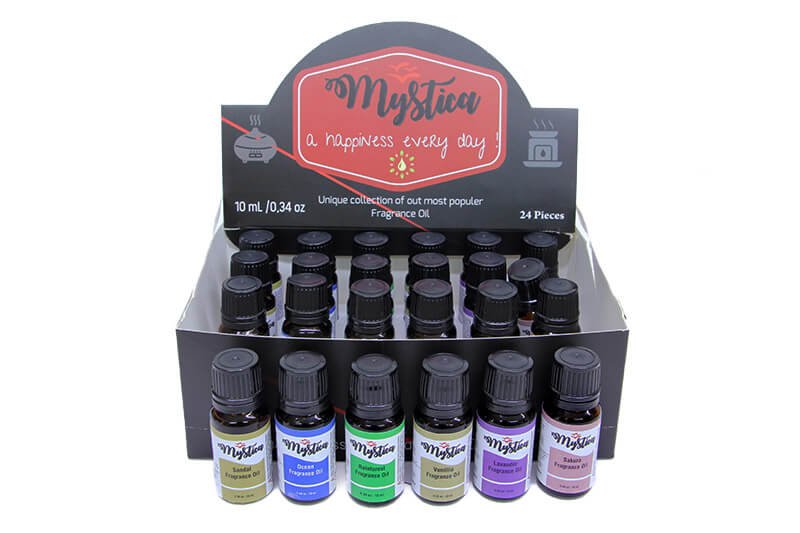 Mystica Zen Assorted Fragrance Oil Buhur Yağı (24 Adet)