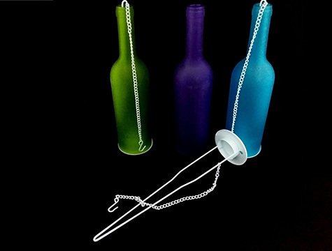 Cam Şişe Teallight Mumluk Glass Bottele