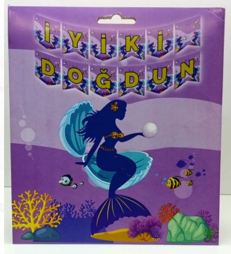 İyiki Doğdun Deniz Kızı Temalı Banner