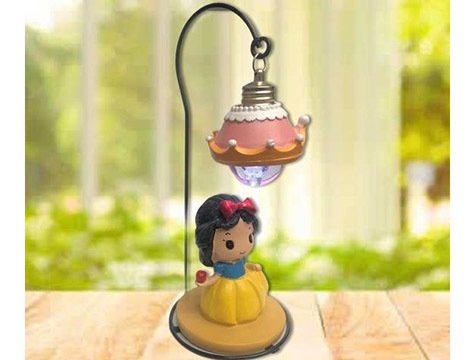 Polyester Işıklı Kız Biblo Masa Lambası