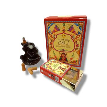 Sree Vani Vanilla Back Flow (Geri Akış) Vanilya Cones Tütsü (120Adet)