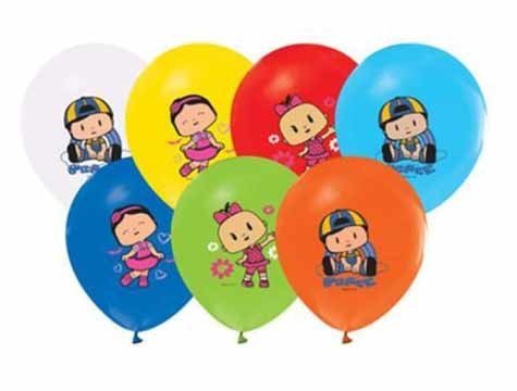 12 İnç Pepee Baskılı Doğum Günü Balonları (12 adet)
