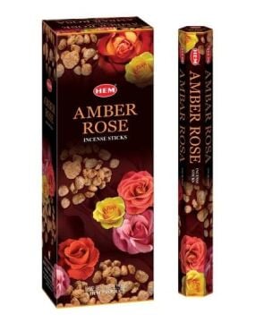Hem Amber Rose Hexa Çubuk Tütsü İncense Sticks (120 Adet)