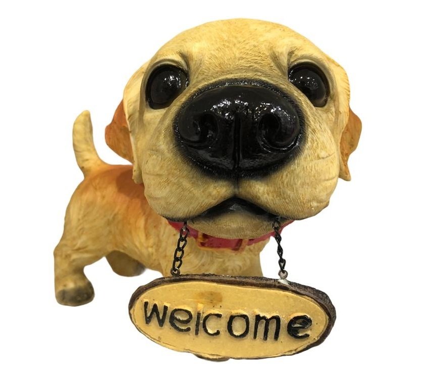 Dekoratif Büyük Labrador Polyester Köpek Biblosu