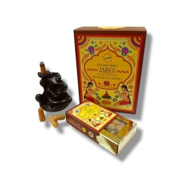 Sree Vani Amber Back Flow Kehribar (Geri Akış)  Cones Tütsü (120 Adet)