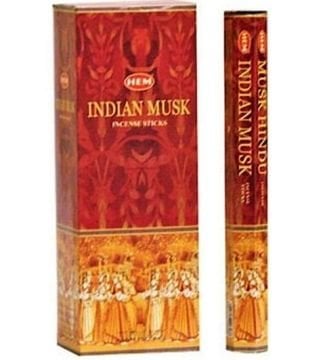 Hem Indian Musk Hexa Çubuk Tütsü İncense Sticks (120 Adet)