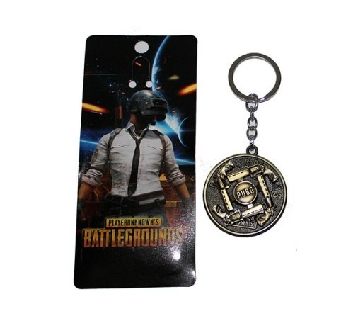 Kalkan Tasarımlı Pubg Metal Anahtarlık