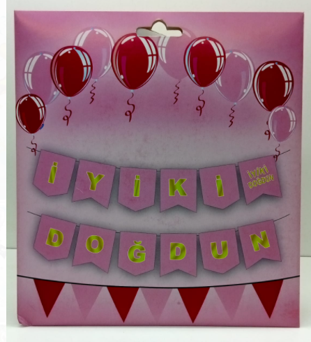 İyi ki Doğdun Pembe Banner