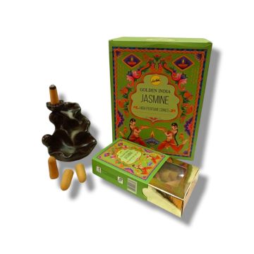Sree Vani Jasmine Back Flow (Geri Akış) Cones Tütsü (120 Adet)