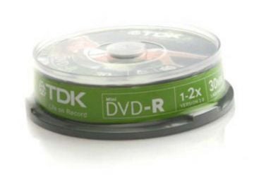TDK DVD-R 1.4GB 30 Dakika Mini Dvd (10'lu Paket)
