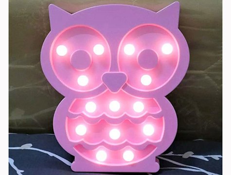Dekoratif  Led Baykuş Gece Lambası